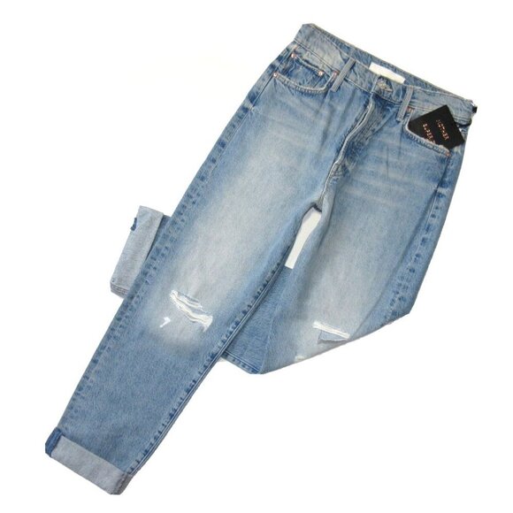 MOTHER Denim - NWT Mother Superior Huffy Skimp in Hotter On The Other Side Destroyed Jeans 28